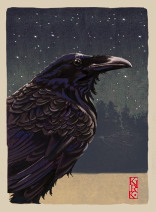 Raven at Night
print